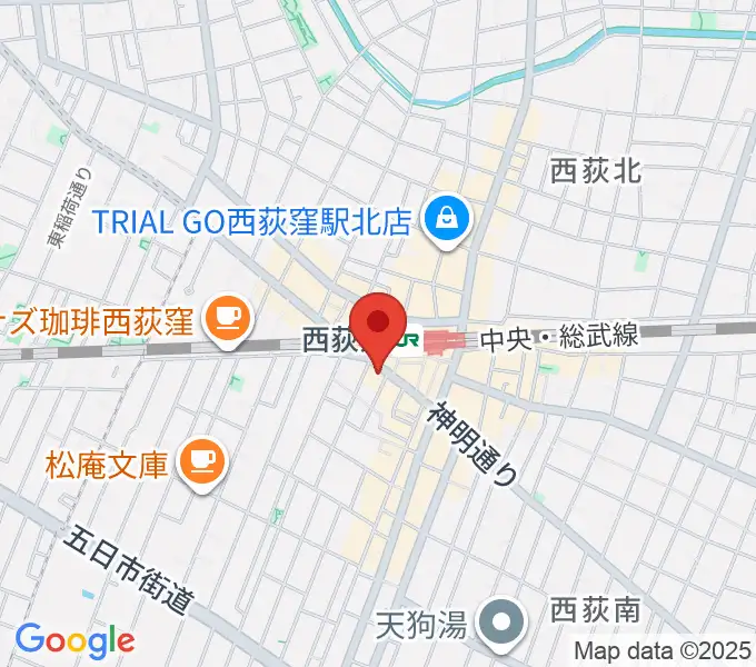 西荻窪クラップ・クラップの地図
