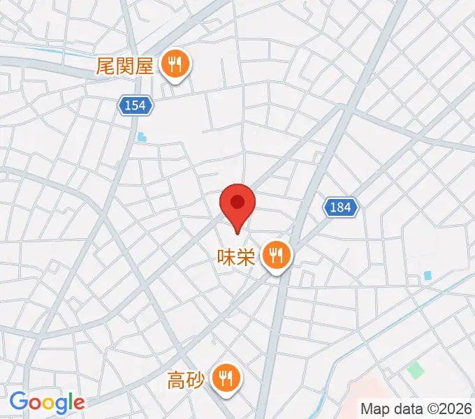 岩井ギター教室の地図