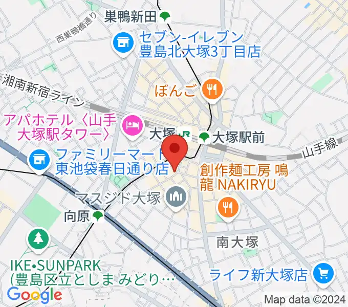 大塚Deepaの地図