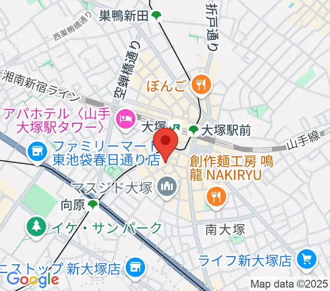 大塚Deepaの地図