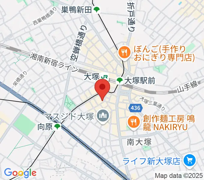大塚Deepaの地図