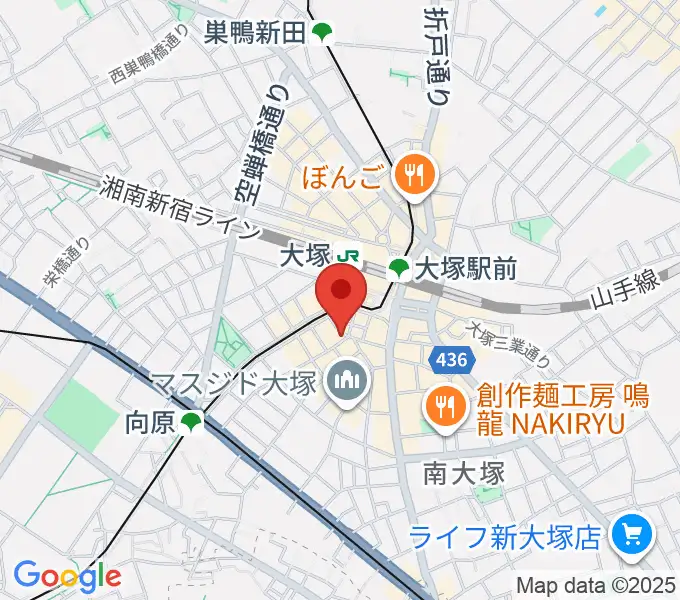 大塚Deepaの地図