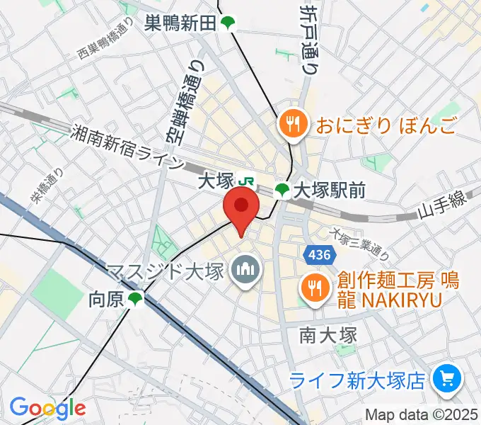 大塚Deepaの地図