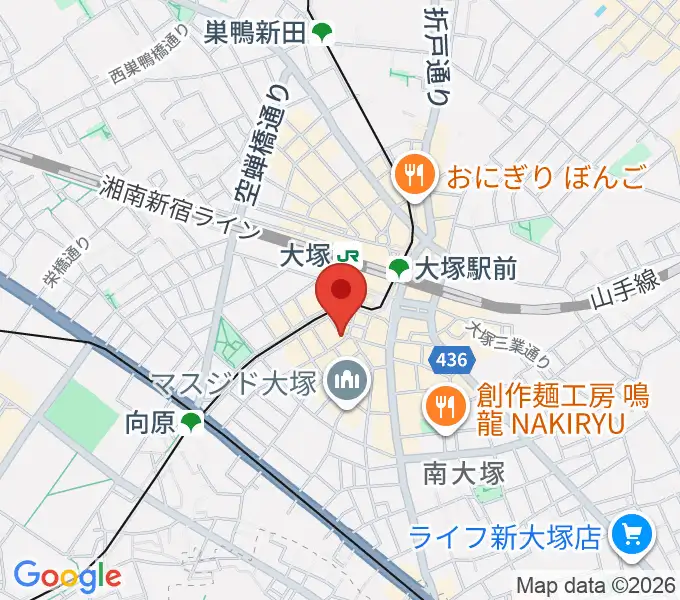 大塚Deepaの地図