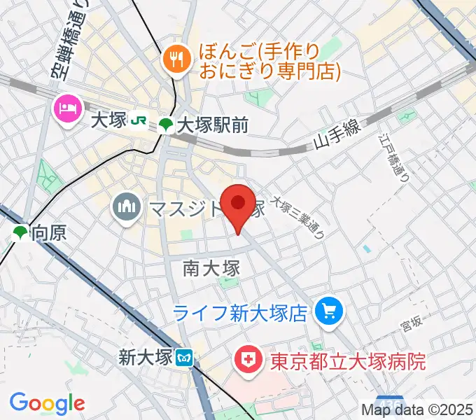 大塚ドンファンの地図