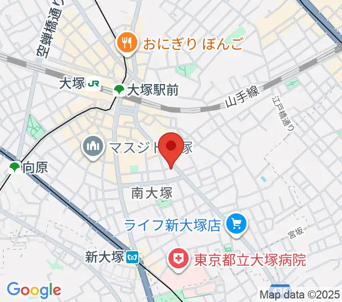 大塚ドンファンの地図