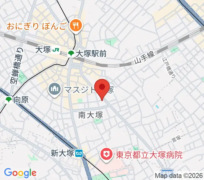大塚ドンファンの地図