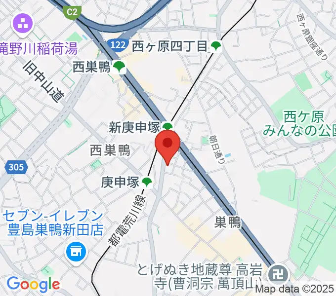巣鴨スタジオフォーの地図