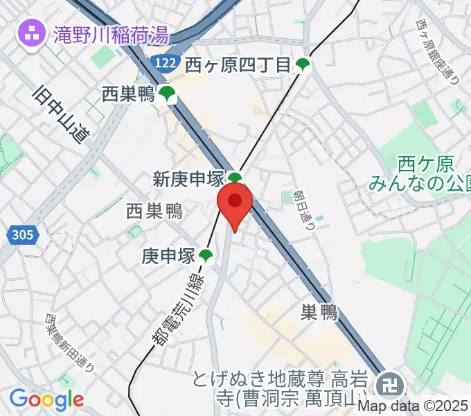 巣鴨スタジオフォーの地図