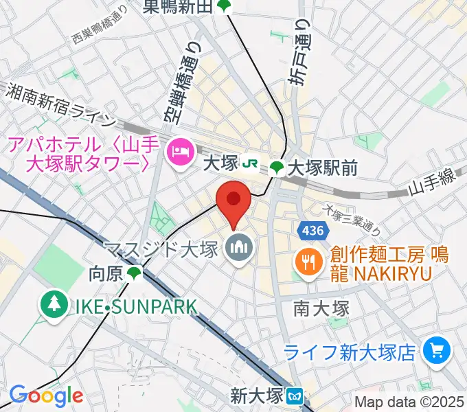 大塚Dining Bar 海の地図