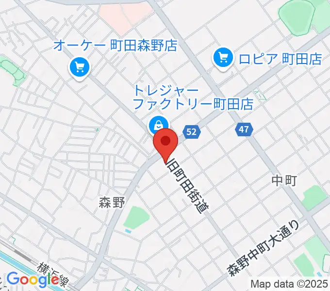 町田SDRの地図