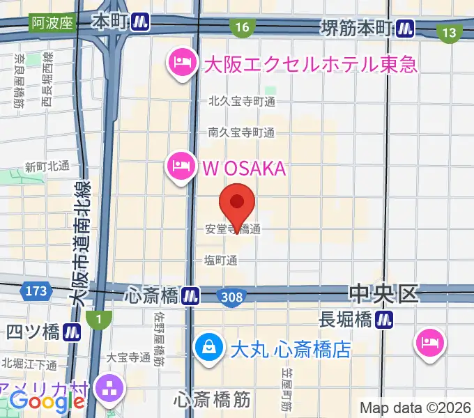 IMIボイストレーニング・ボーカルスクールの地図