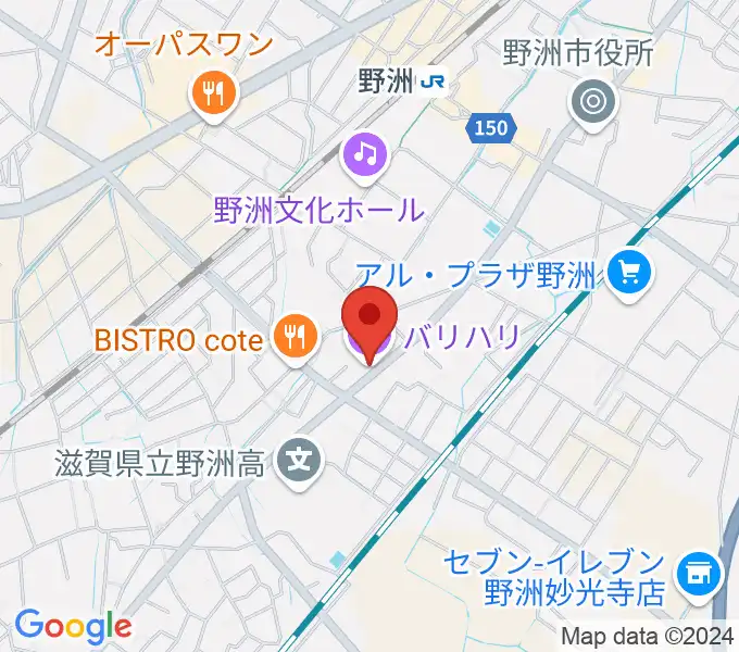 滋賀バリハリの地図