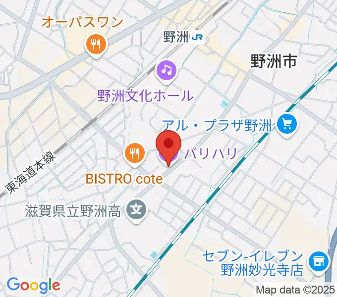 滋賀バリハリの地図