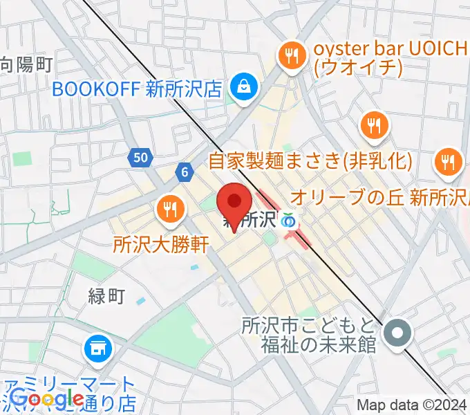 新所沢スワンの地図