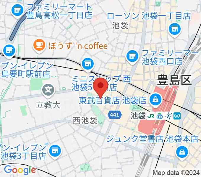 池袋インディペンデンスの地図