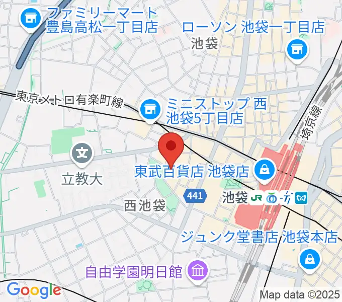 池袋インディペンデンスの地図