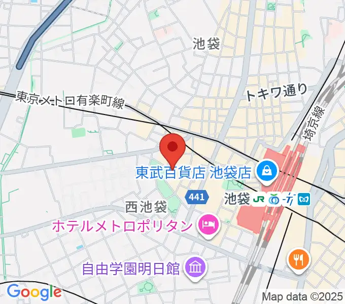 池袋インディペンデンスの地図