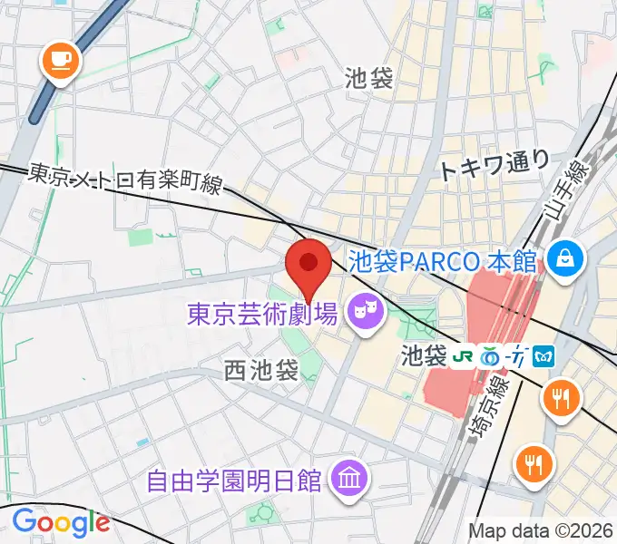 池袋インディペンデンスの地図