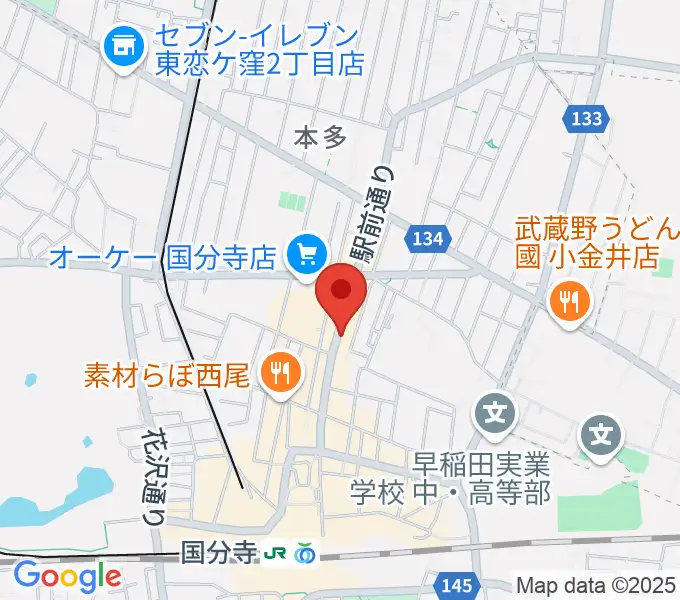 国分寺Morganaの地図
