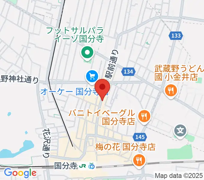 国分寺Morganaの地図