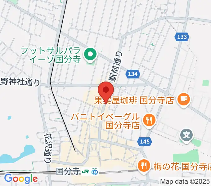 国分寺Morganaの地図