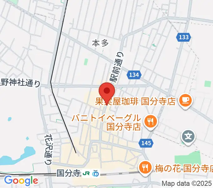 国分寺Morganaの地図