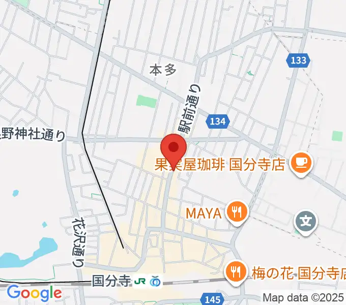 国分寺Morganaの地図