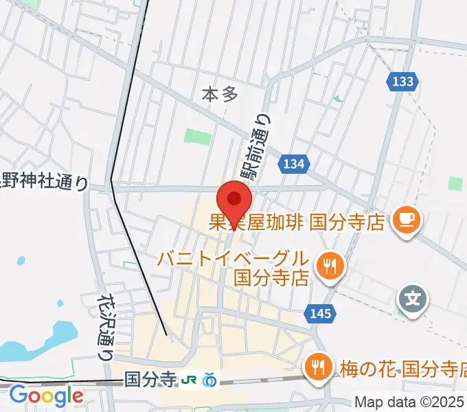 国分寺Morganaの地図