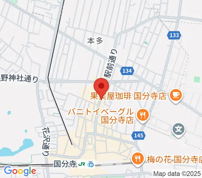 国分寺Morganaの地図