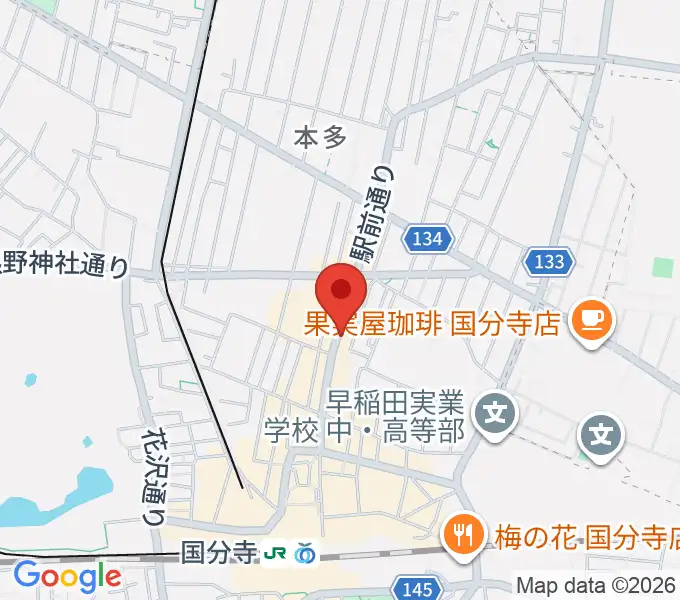 国分寺Morganaの地図