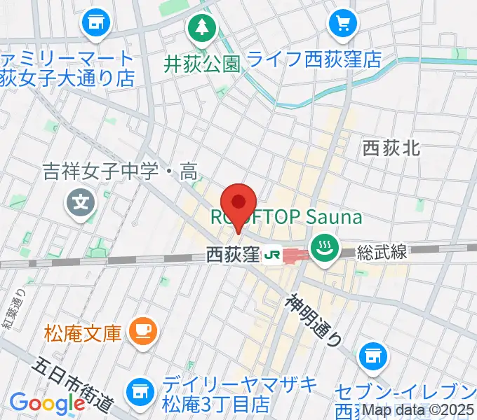 西荻ヘブンズドアの地図