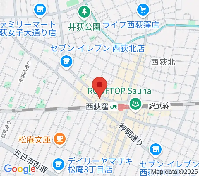 西荻ヘブンズドアの地図