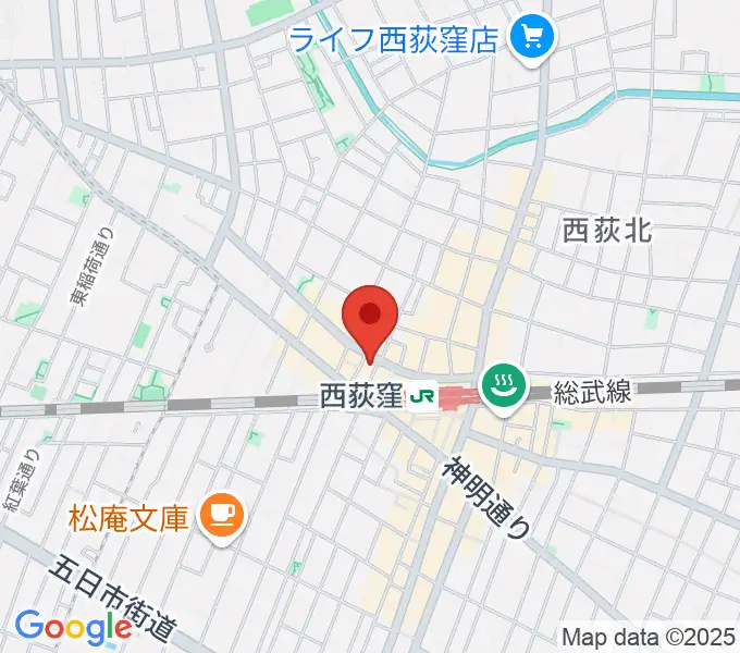 西荻ヘブンズドアの地図