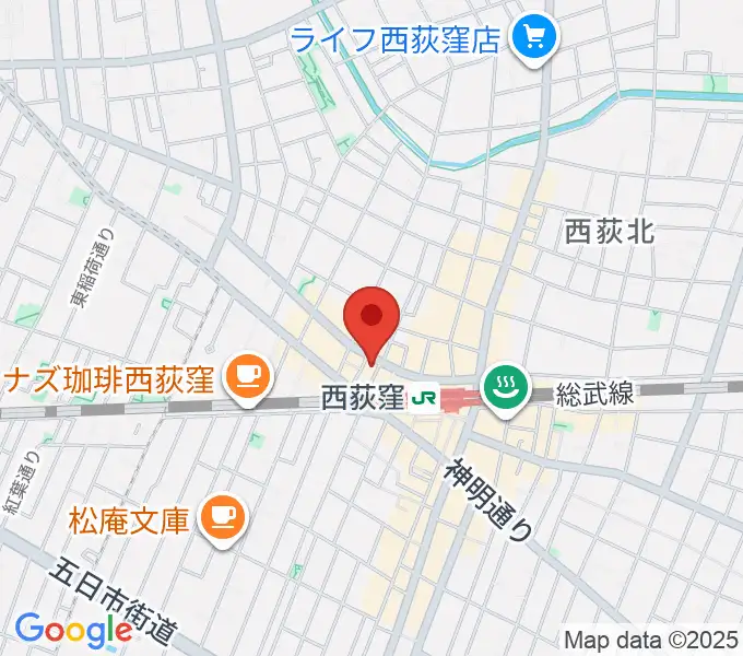 西荻ヘブンズドアの地図