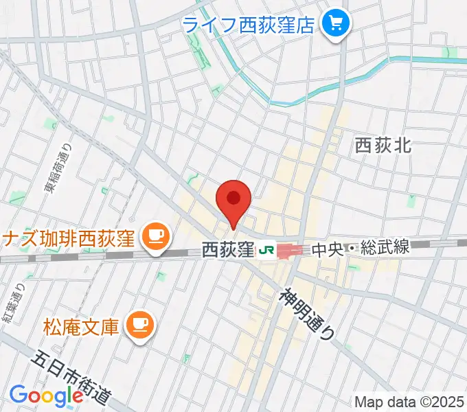 西荻ヘブンズドアの地図