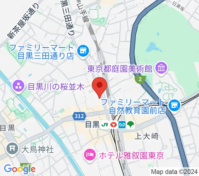 弦楽器専門店シレーナの地図