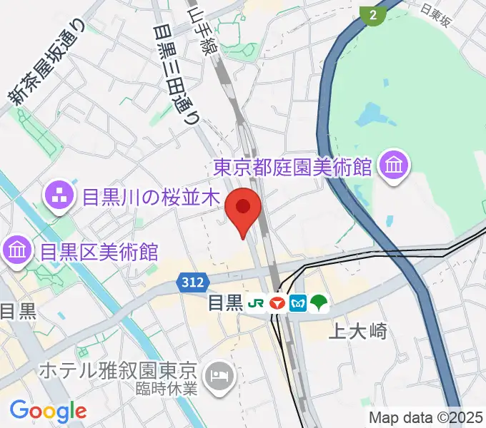 弦楽器専門店シレーナの地図