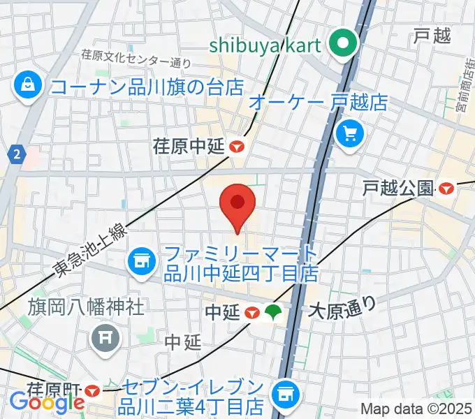 中延ボナペティの地図
