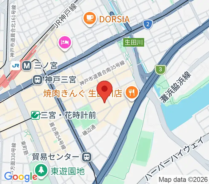 ケイステイションの地図