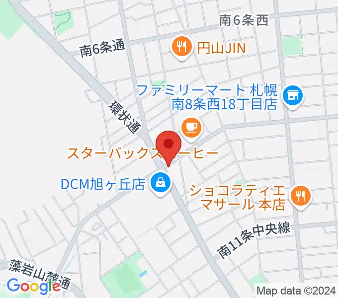 エレキ堂の地図