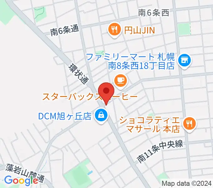 エレキ堂の地図