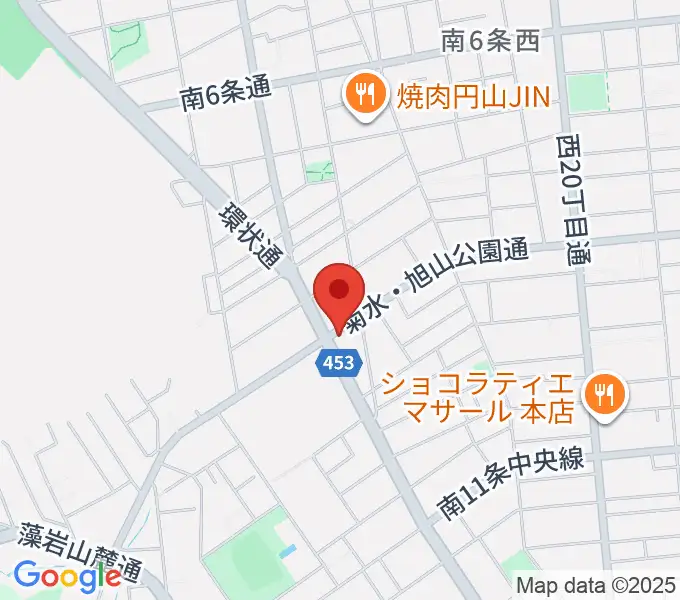 エレキ堂の地図