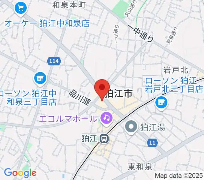 狛江add9thの地図