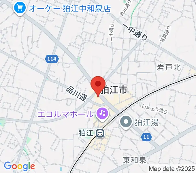狛江add9thの地図