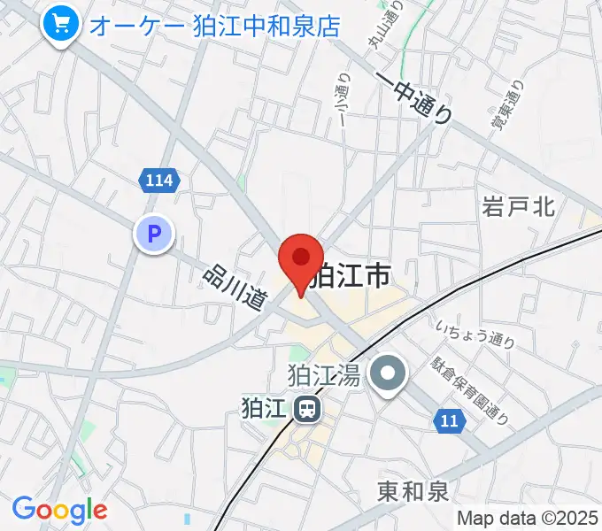狛江add9thの地図