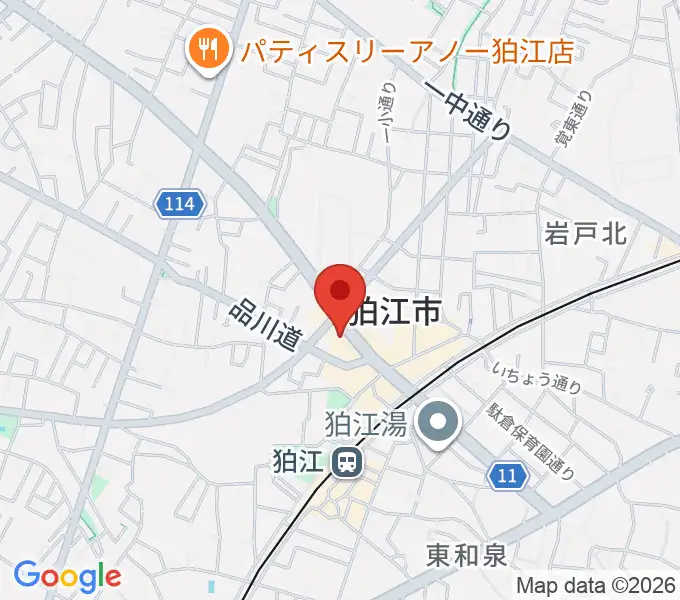 狛江add9thの地図