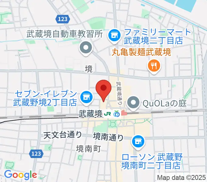 武蔵野スイングホールの地図