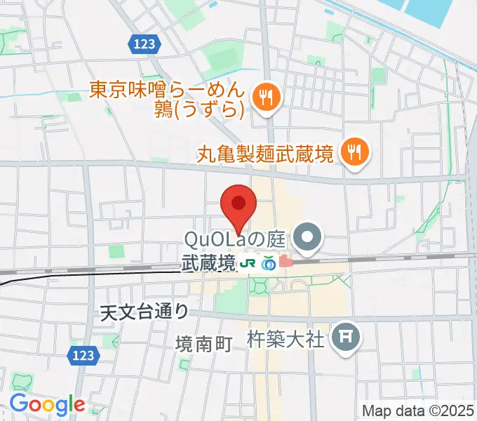 武蔵野スイングホールの地図