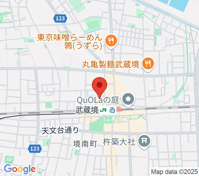 武蔵野スイングホールの地図